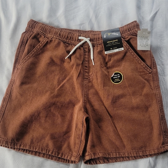 Art Class Junior Brown Relaxed Shorts W/ Flexible Drawstring, Size: XL (14) NWT - Picture 1 of 9